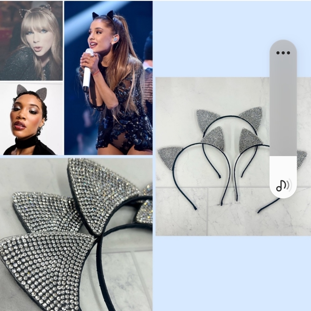 Crystal Cat Ear Headband